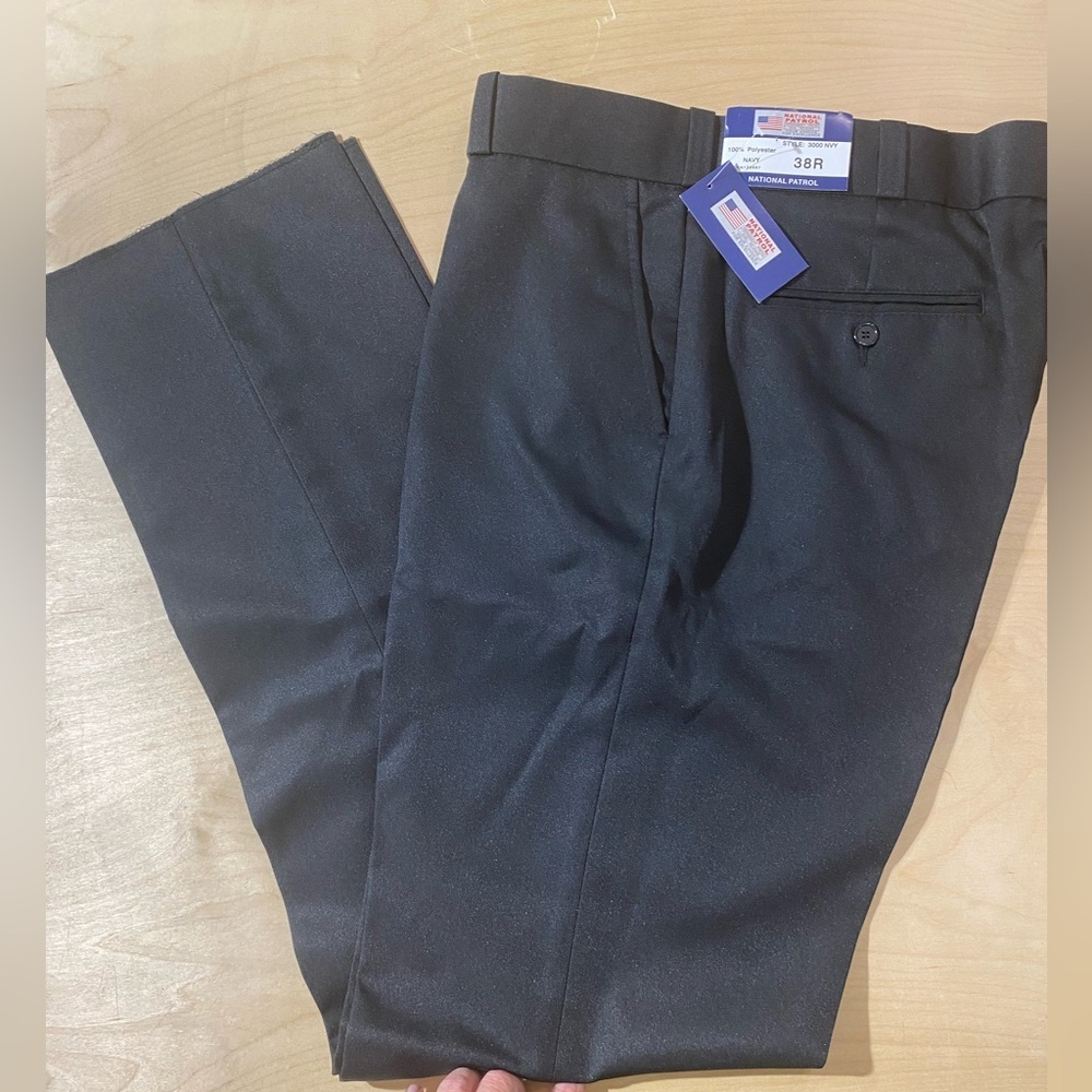National Patrol Black Men's Uniform (Navy) Pants 38 R (OD)